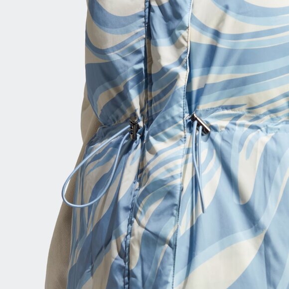 Adidas Blue Abstract Animal Print Reversible Vest - Picture 8 of 8